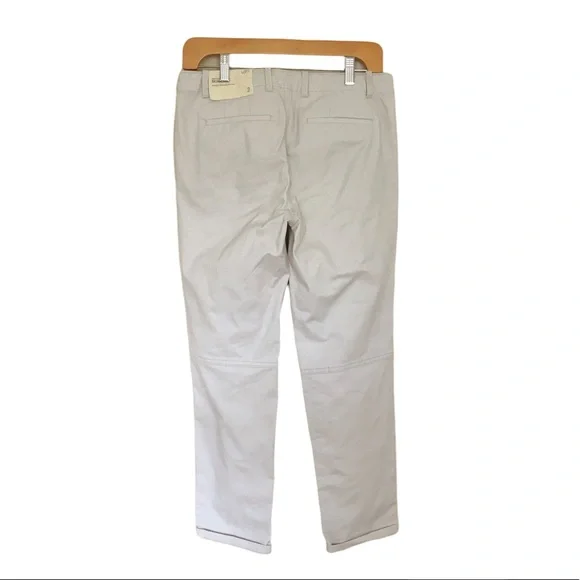 LOFT Marisa Skinny Pants Tan Cotton Size 2 New With Tags Ivory Casual - Picture 6 of 7